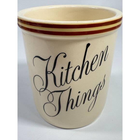 Ironestone Utensil Canister Kitchen Things TG Green Ltd Church Gresley England - Picture 3 of 11